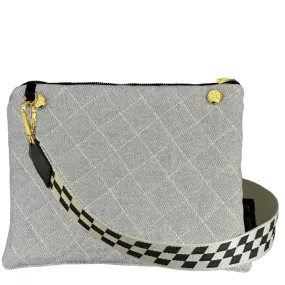 The Reversible Crossbody W/Checker Strap