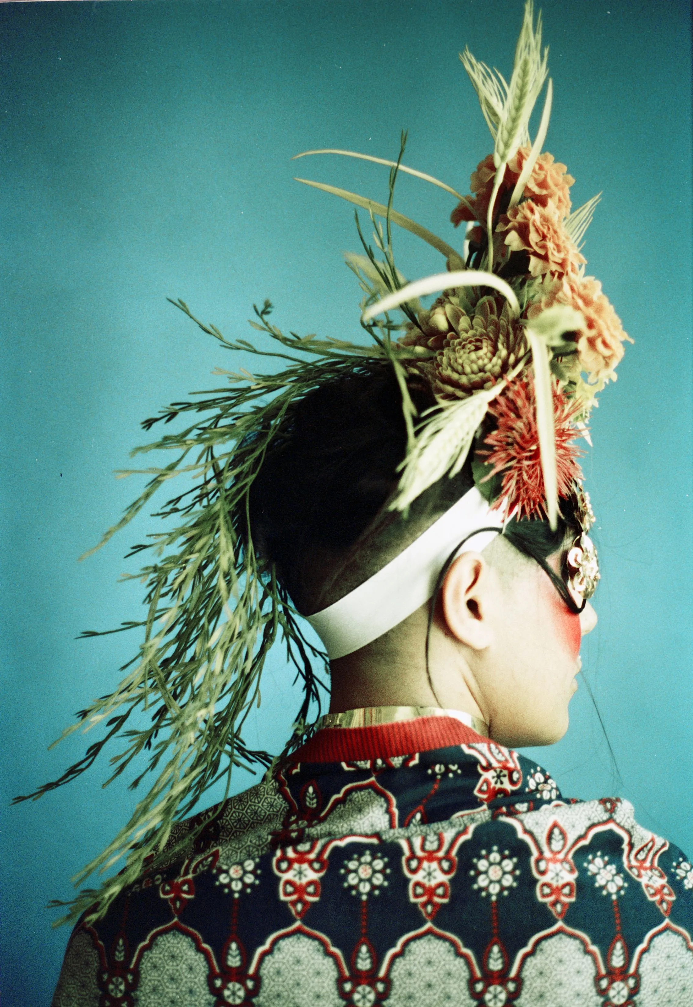 Tribal wild flower Crown Burning man Festival Headdress