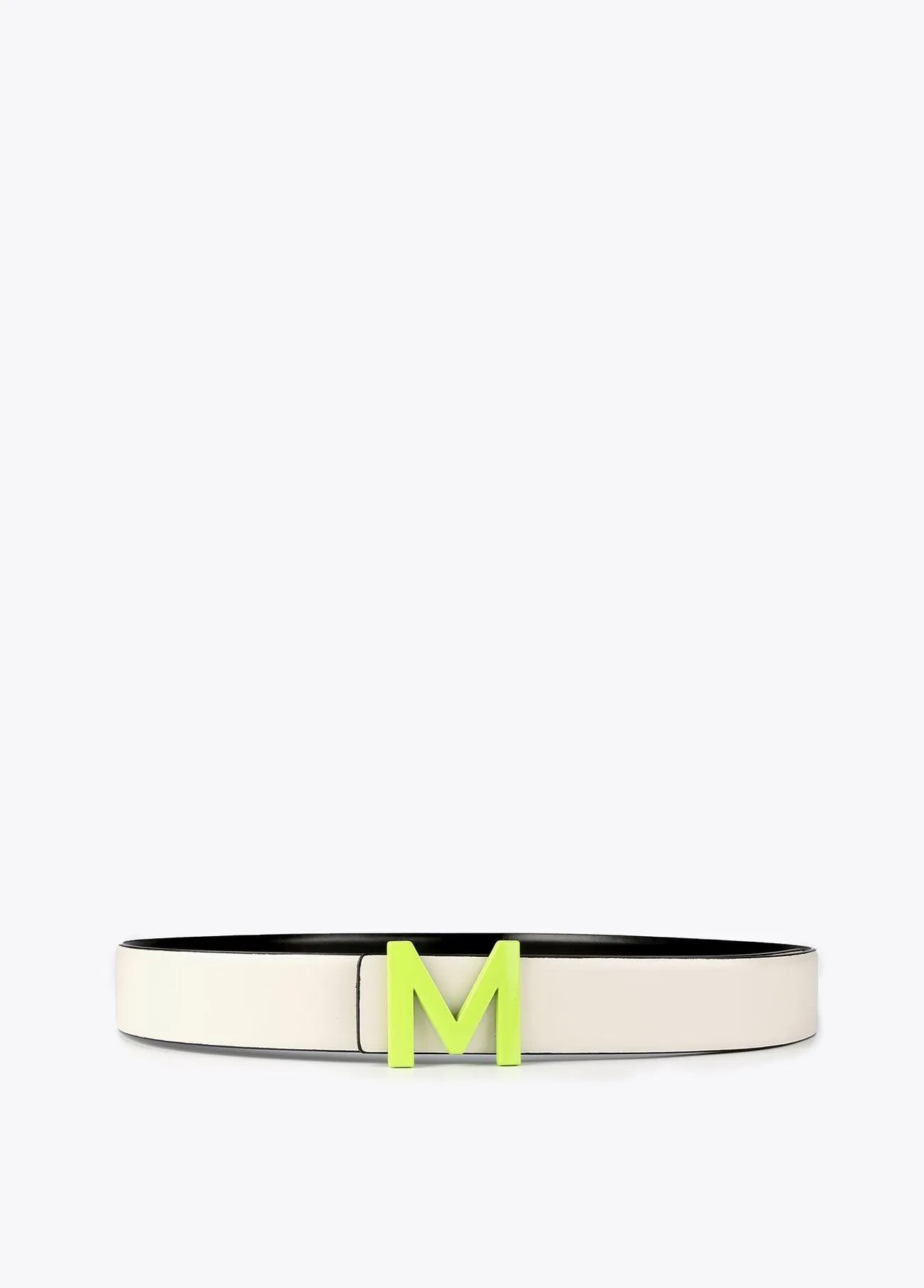 Two-tone reversible belt