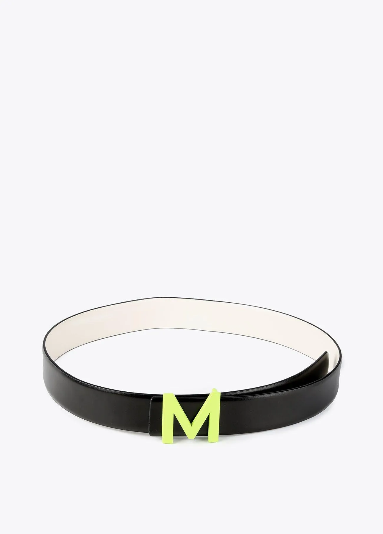 Two-tone reversible belt