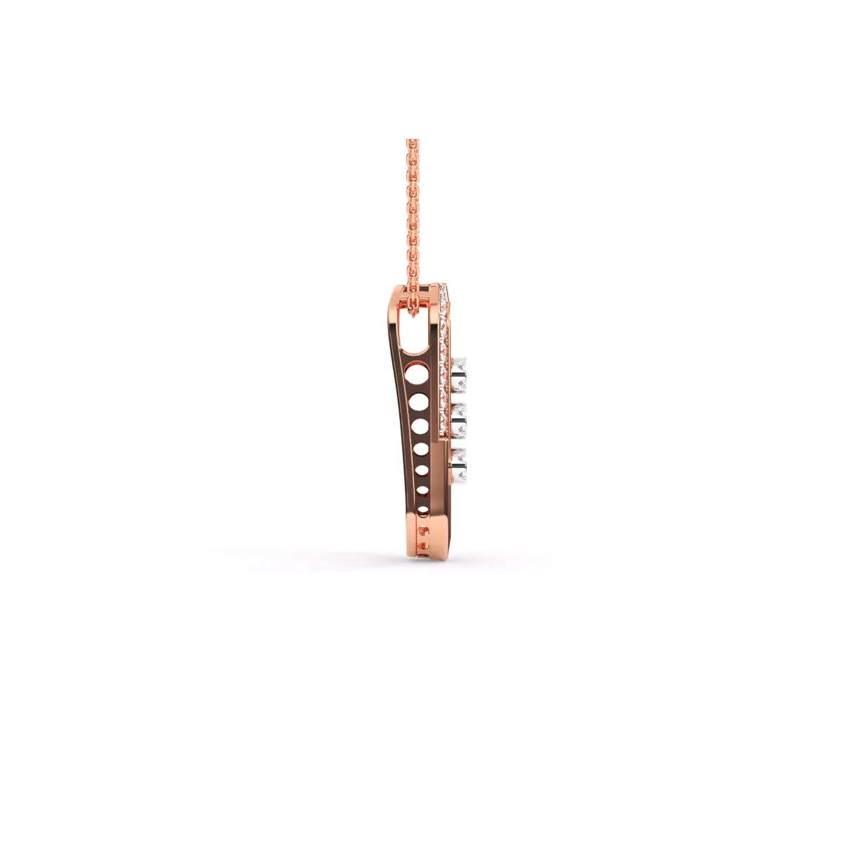 Unique Parentesi Diamond Pendant For Women