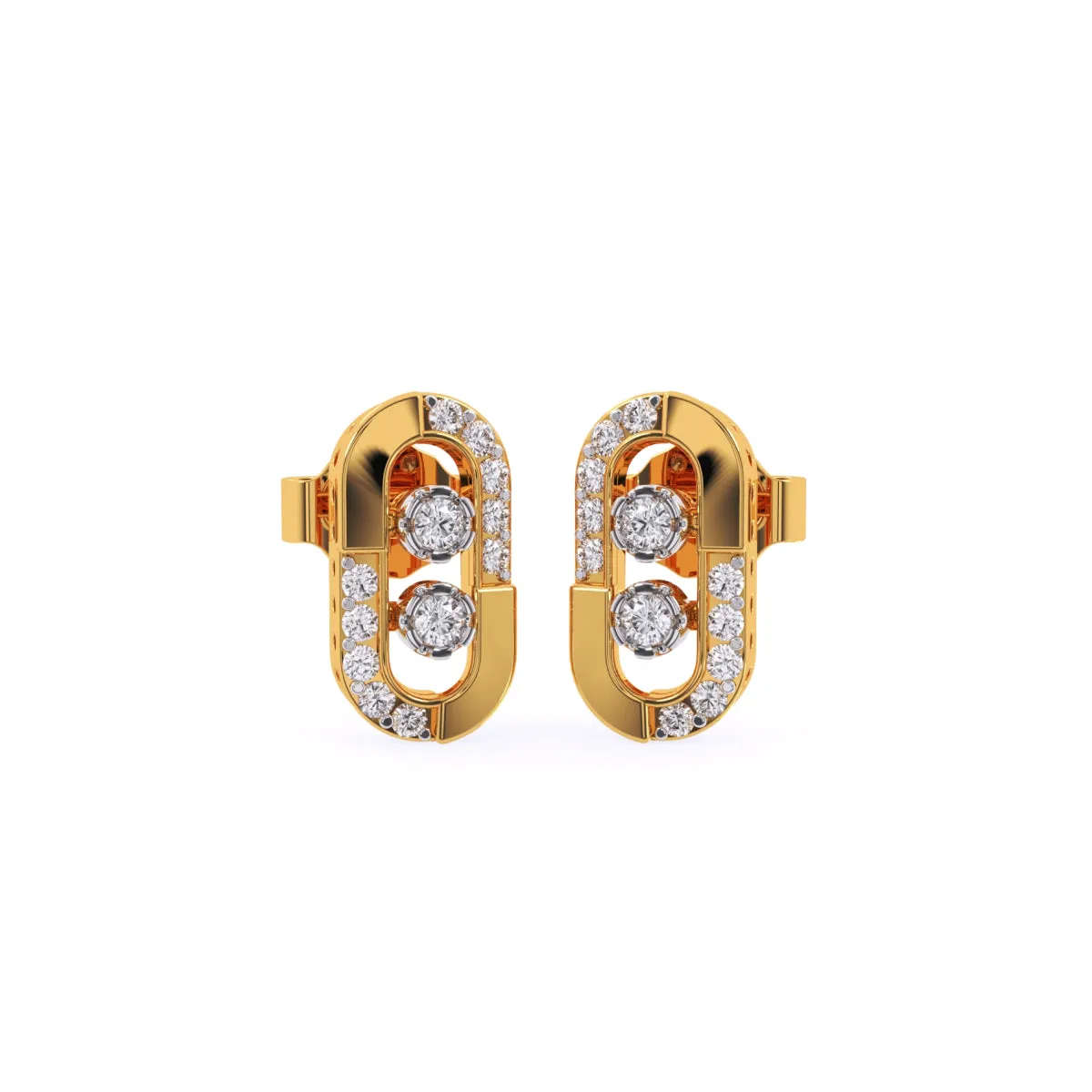Unique Parentesi Diamond Pendant For Women