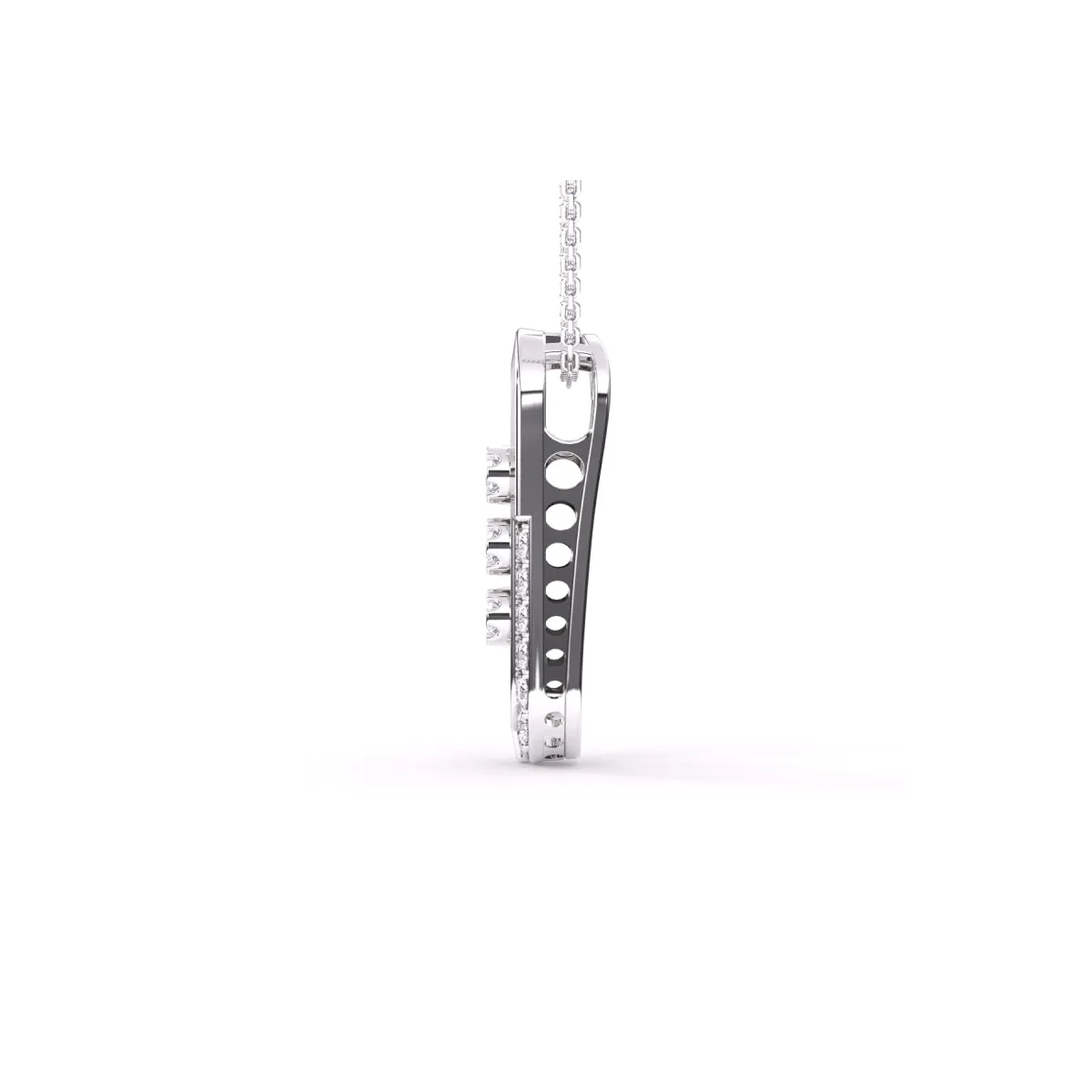 Unique Parentesi Diamond Pendant For Women