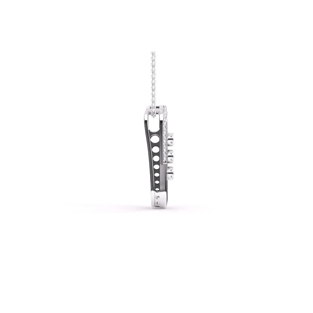 Unique Parentesi Diamond Pendant For Women