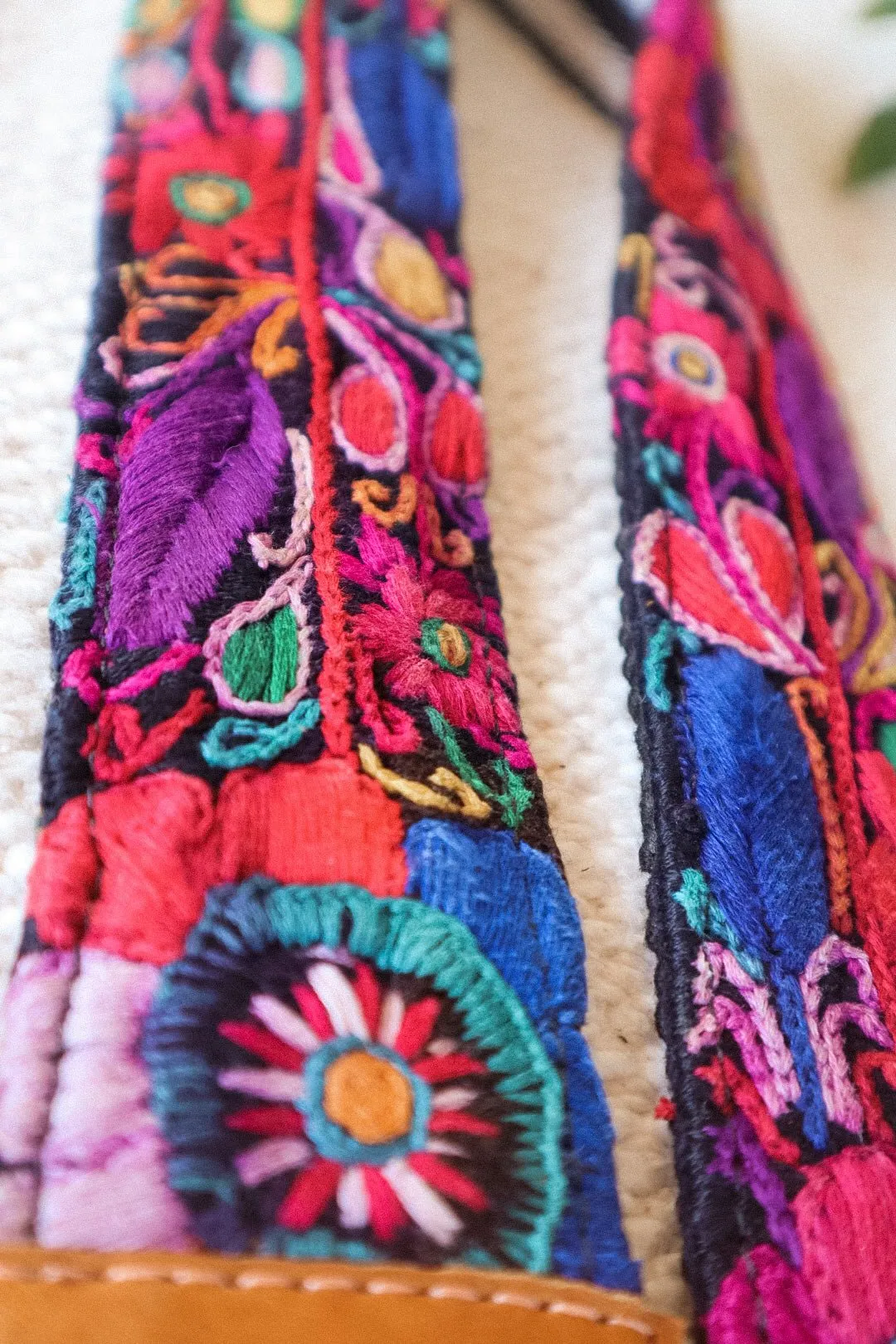 Vintage Embroidered Strap