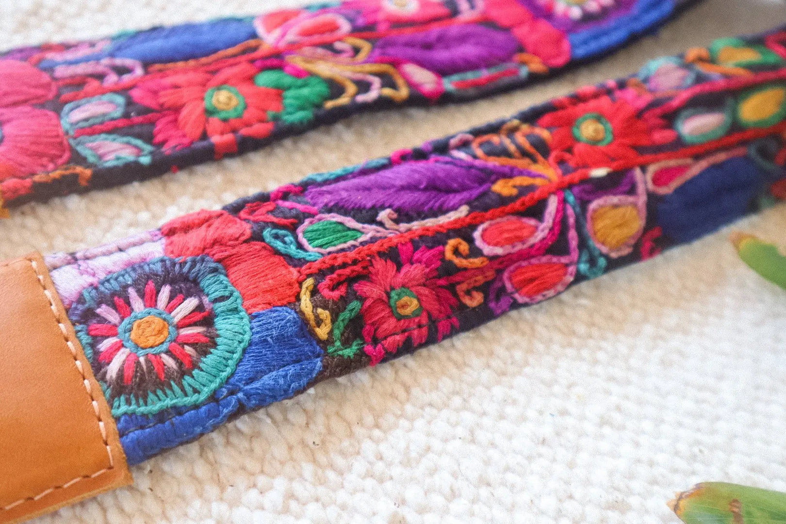 Vintage Embroidered Strap