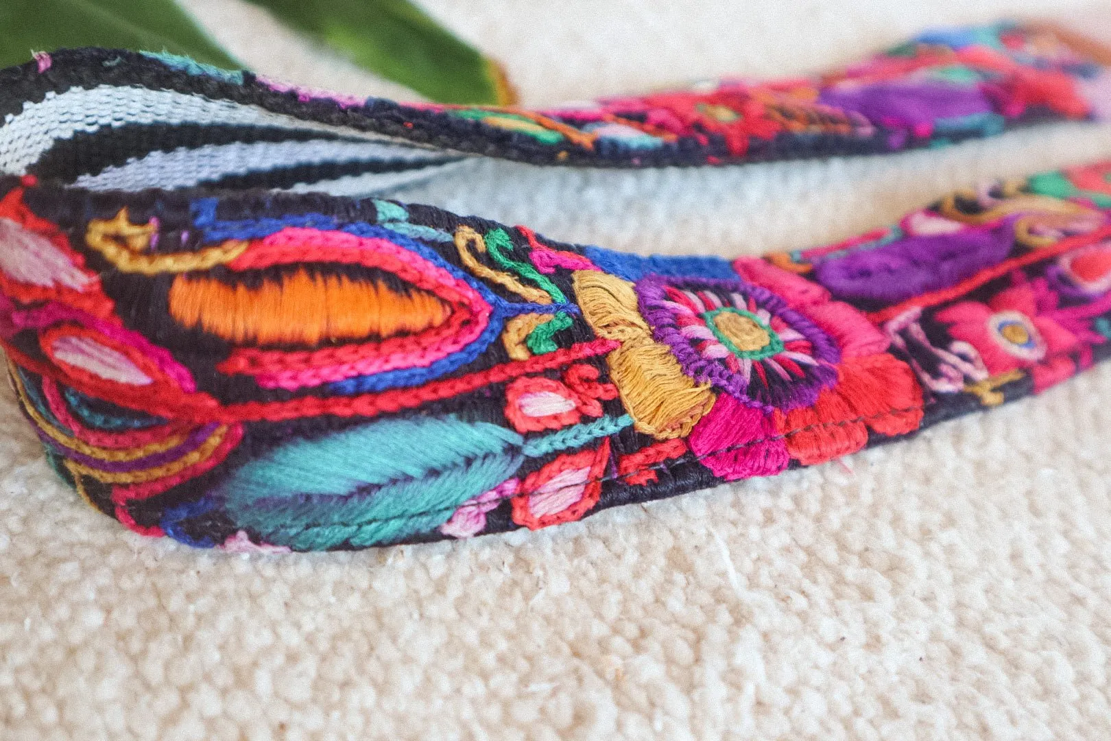 Vintage Embroidered Strap