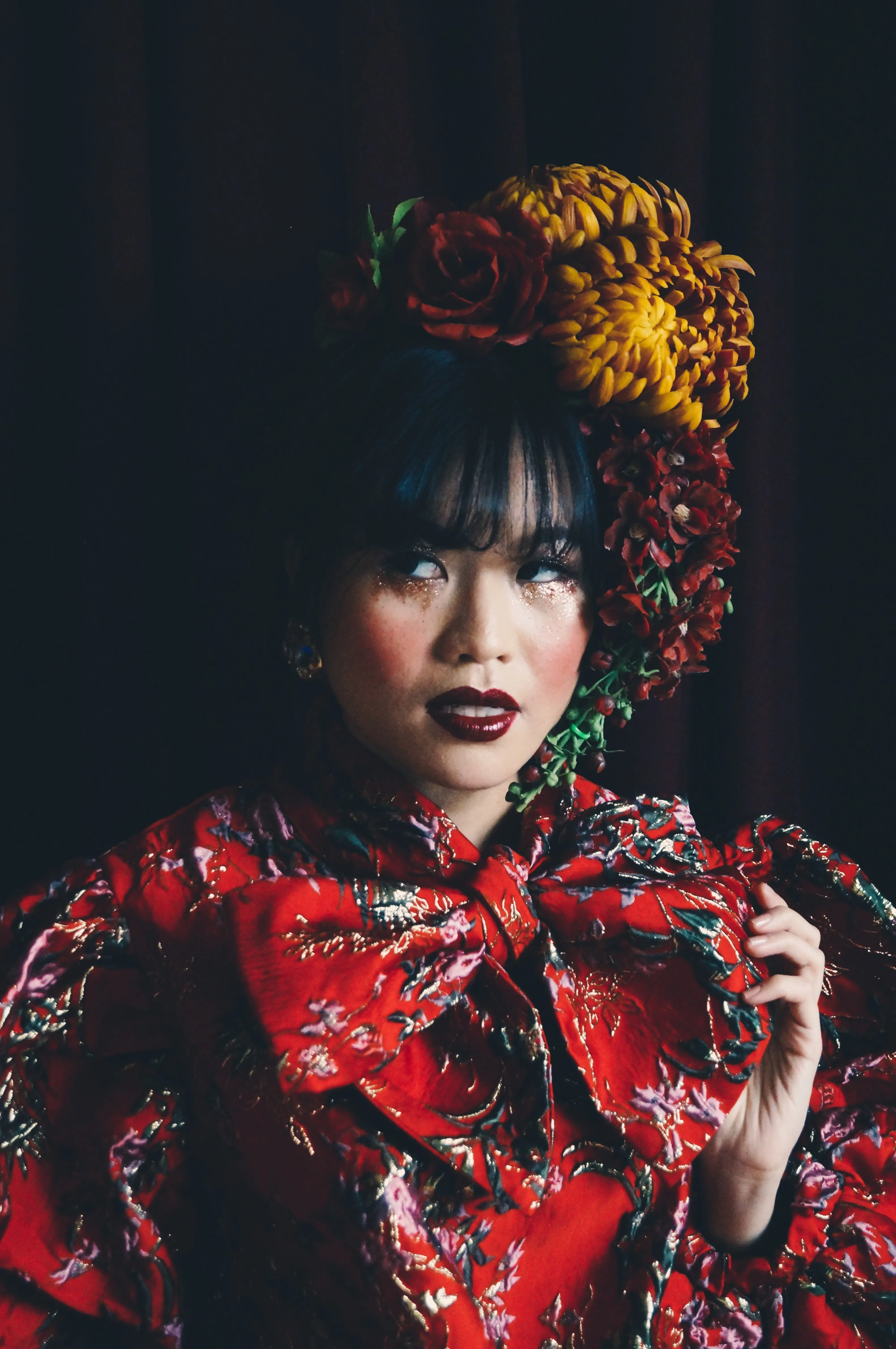 Vintage flower autumnal Headdress