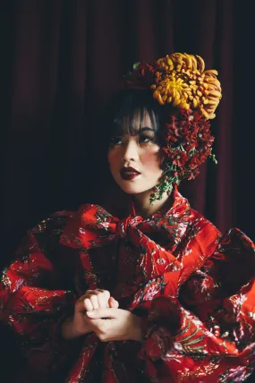 Vintage flower autumnal Headdress