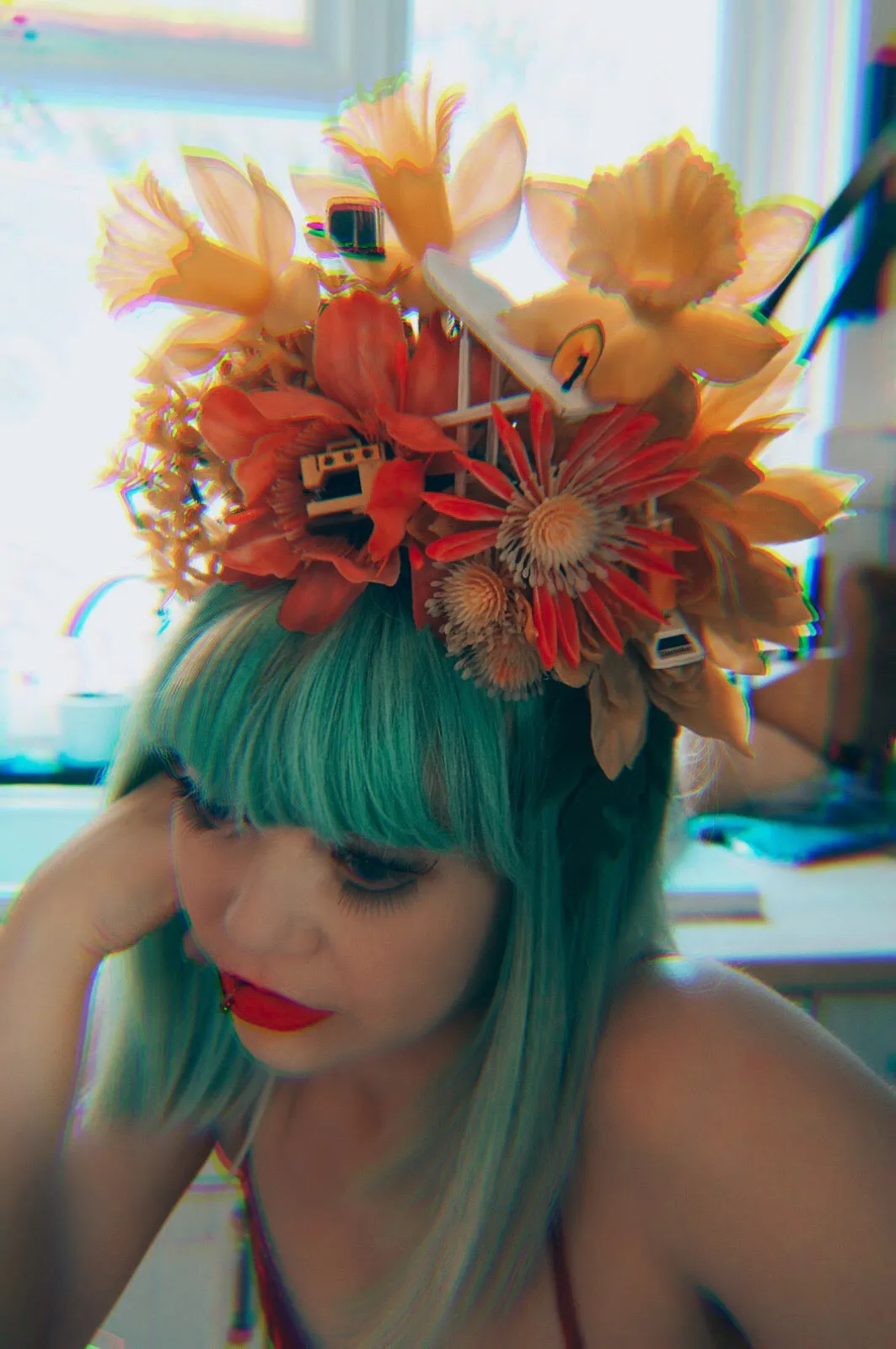 Vintage flower Headdress - Housework
