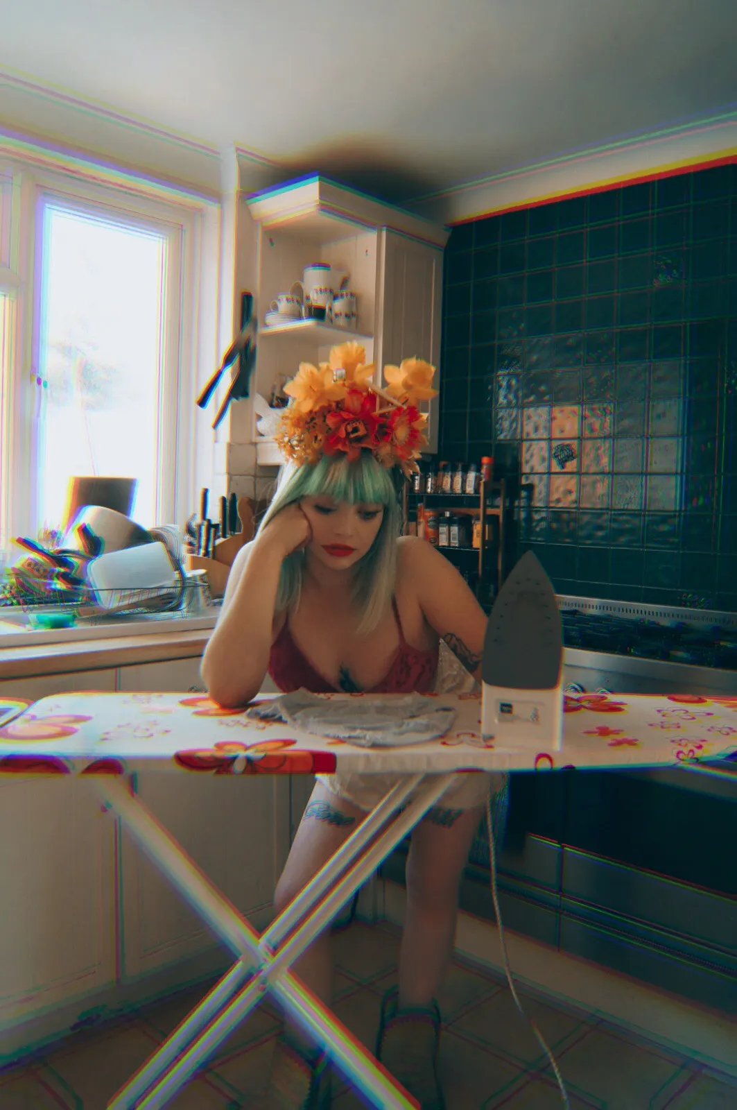 Vintage flower Headdress - Housework