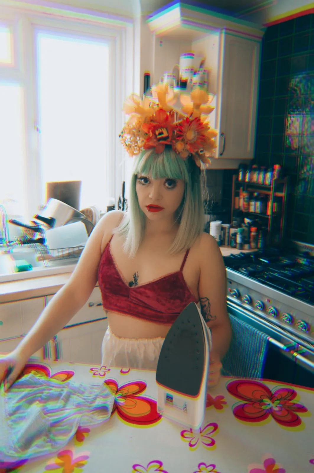 Vintage flower Headdress - Housework