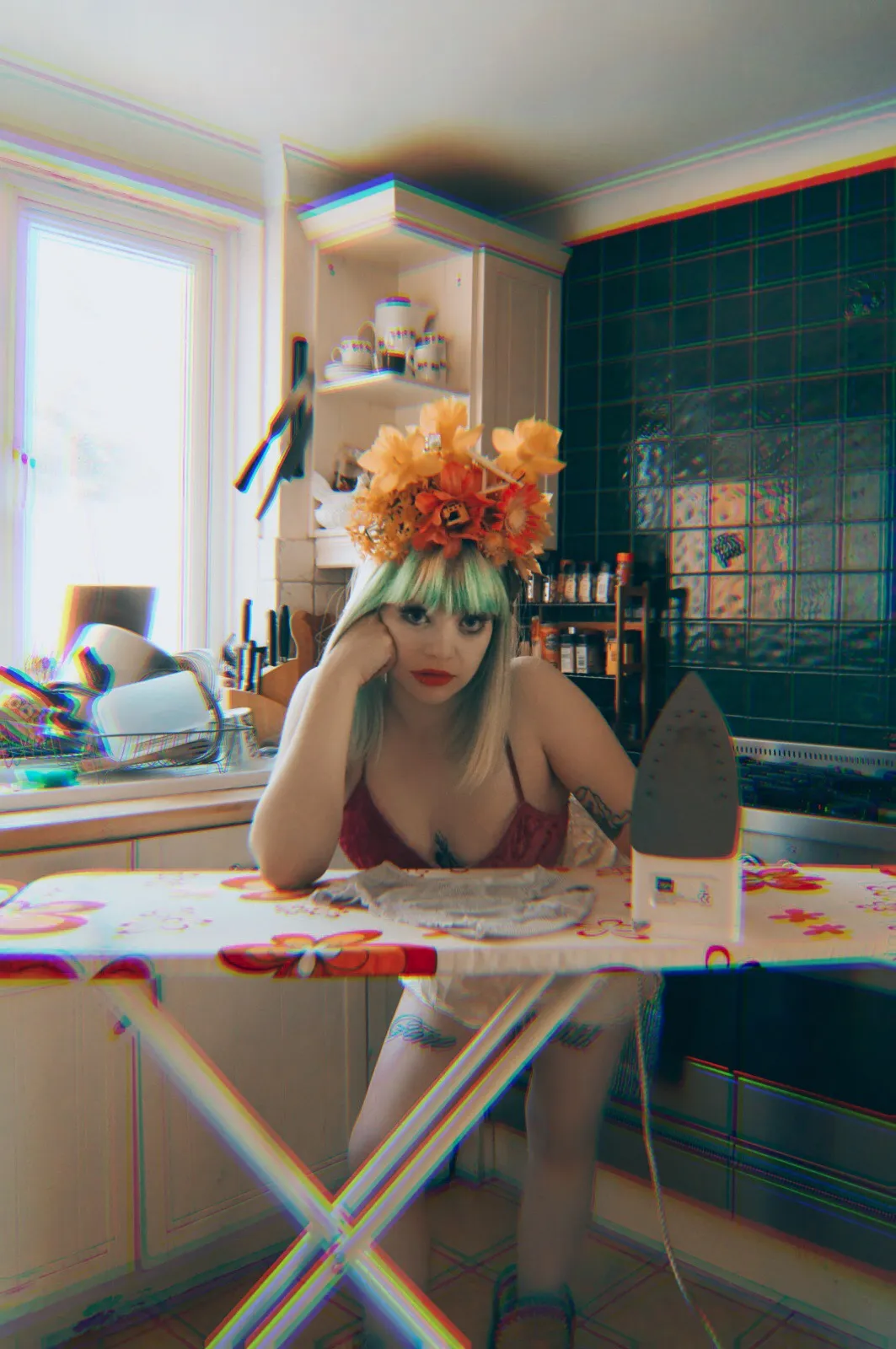 Vintage flower Headdress - Housework