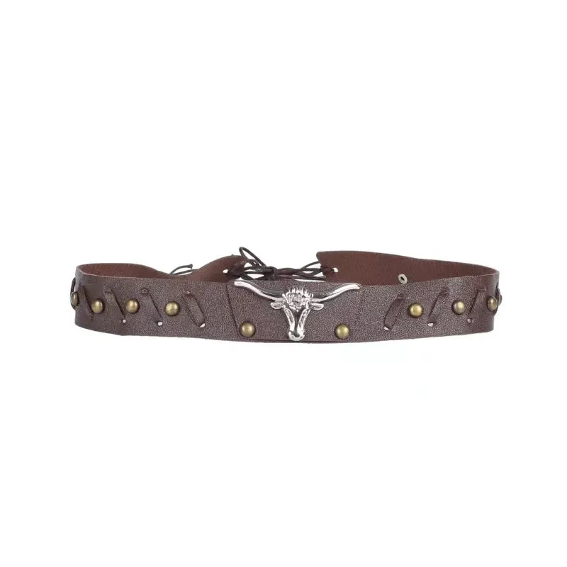 Western Style Leather Hat Straps