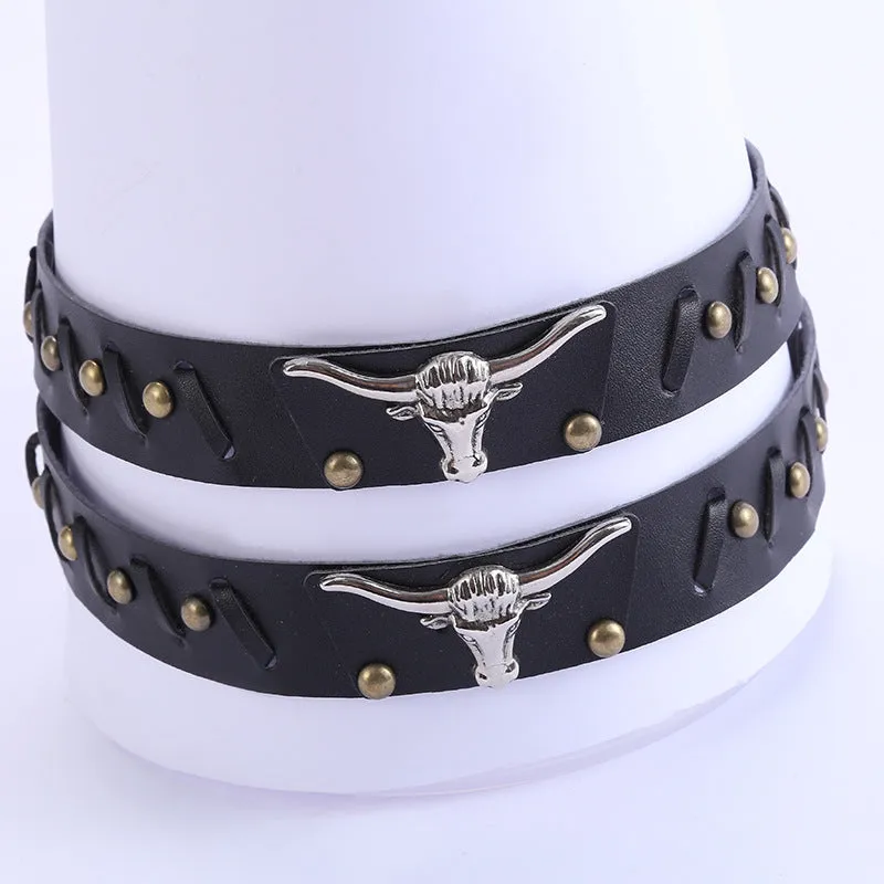 Western Style Leather Hat Straps