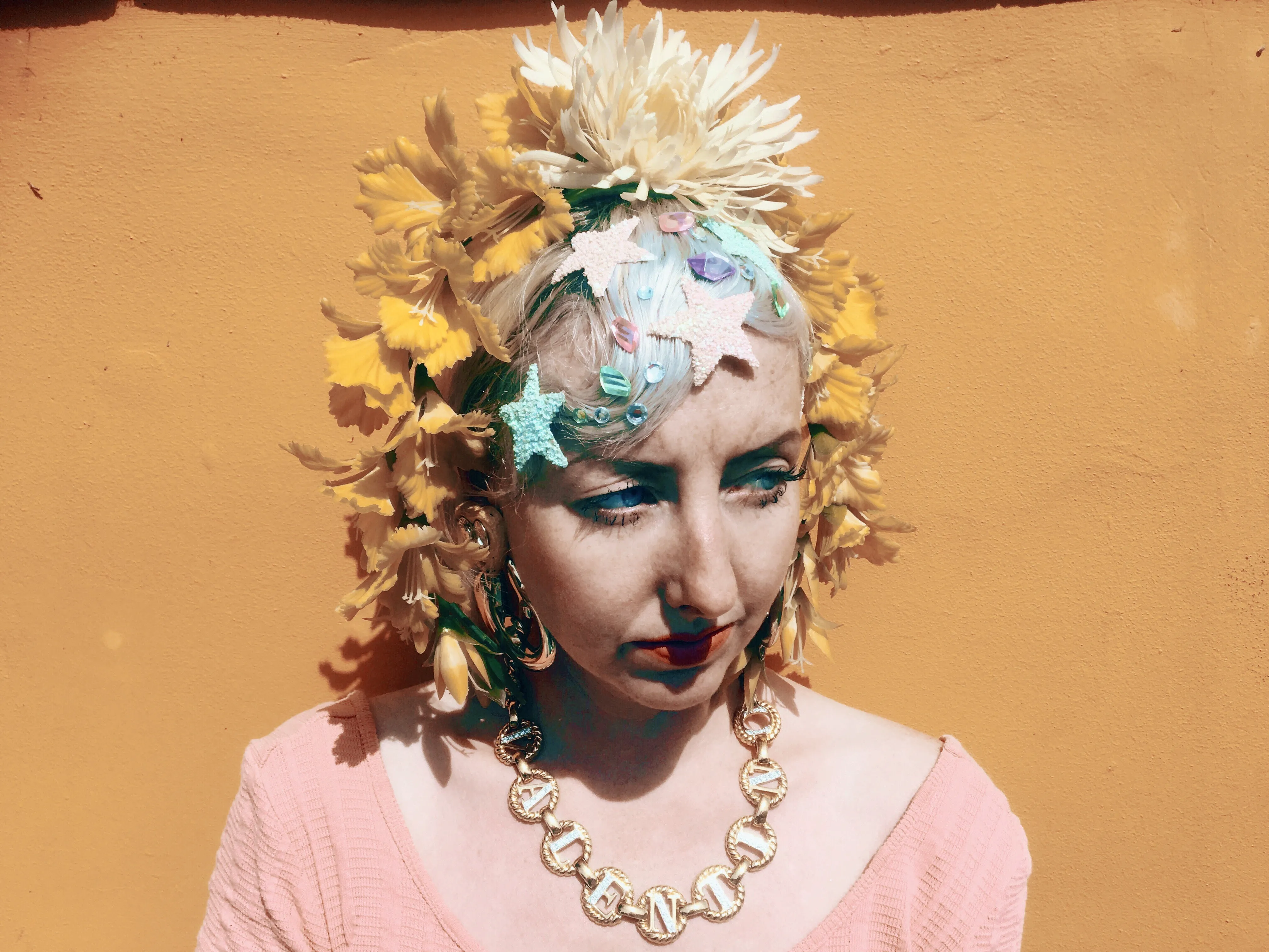 Yellow flower crown / flower headband