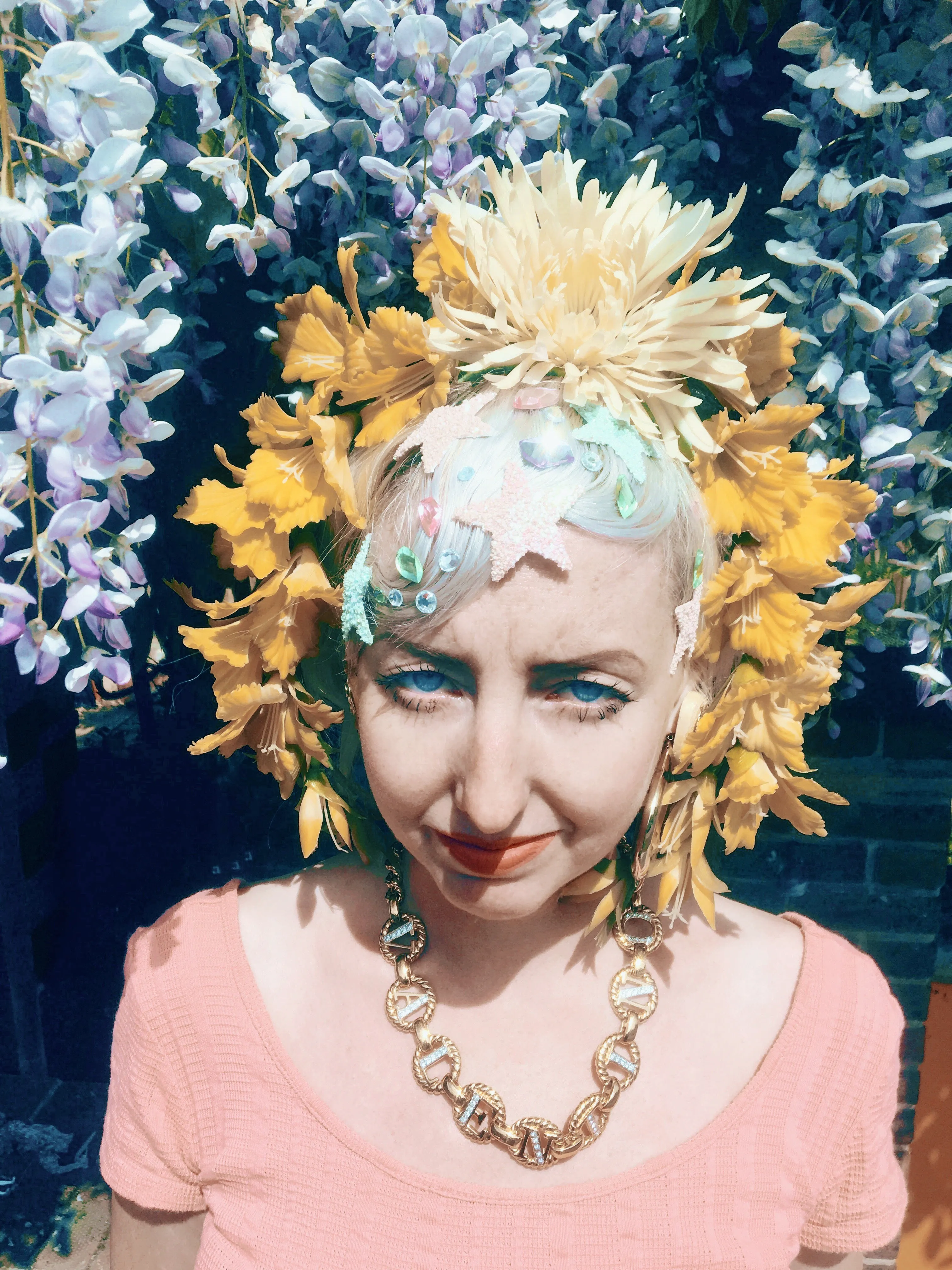 Yellow flower crown / flower headband
