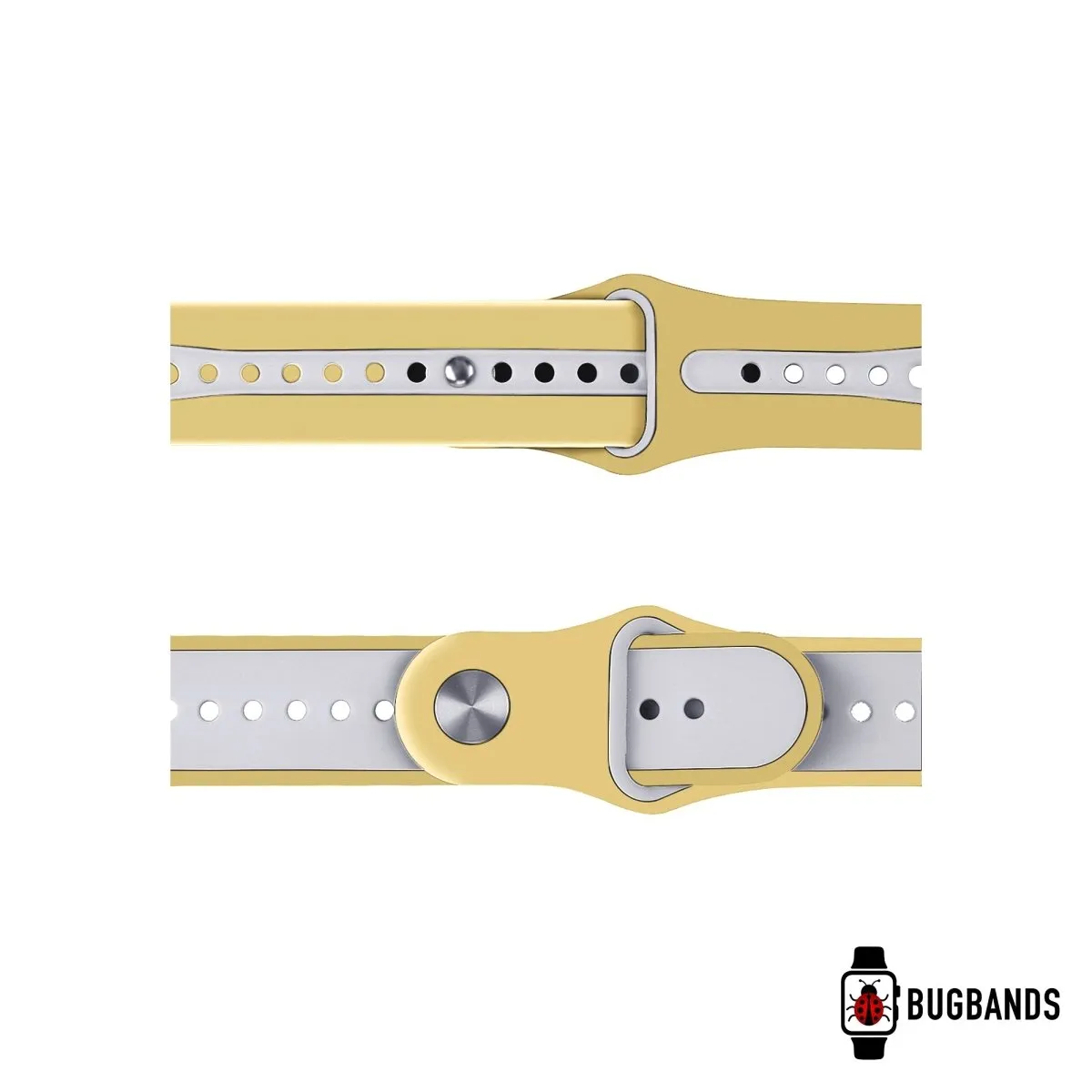 Yellow/White Modern Sport Band