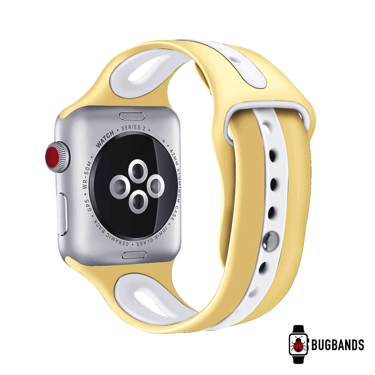 Yellow/White Modern Sport Band